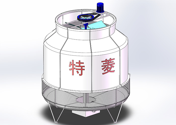 圓形不銹鋼冷卻塔-工業(yè)圓形冷卻塔